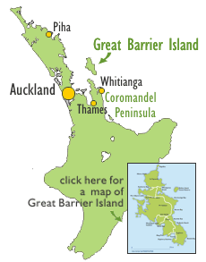 barrier great island map nz rentals car aotea